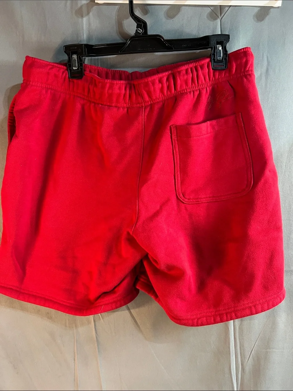 Jordan Men's LG  Red Athletic Fleece Shorts